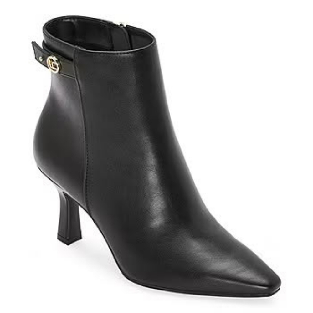 Liz Claiborne Sophisticated Leather Faux Ankle Bootie, see Photos*🤗